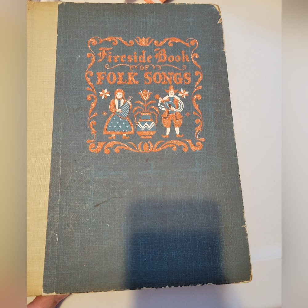Fireside Book of Folk Songs by Margaret Boni - 7th Printing Hardcover 323 pages